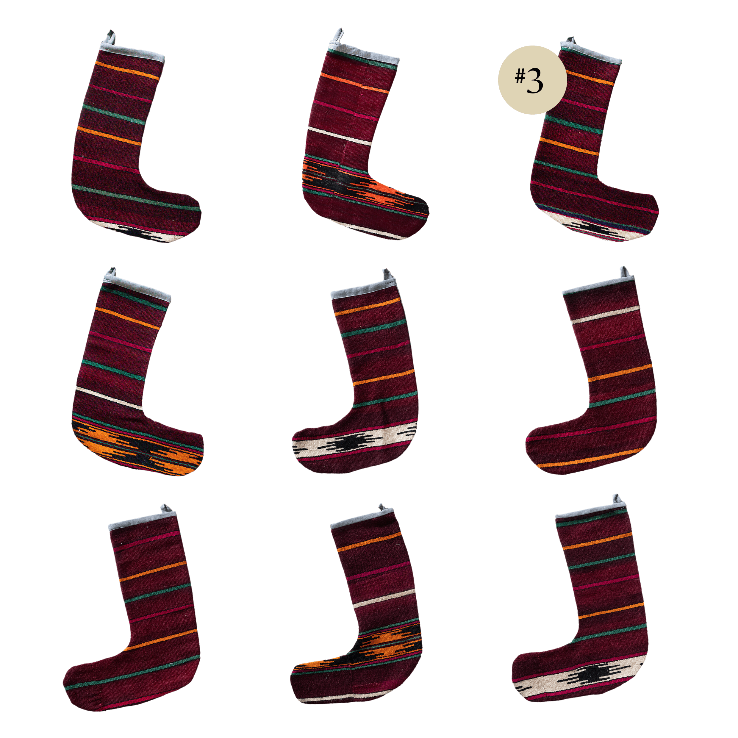 Cranberry Stocking #3