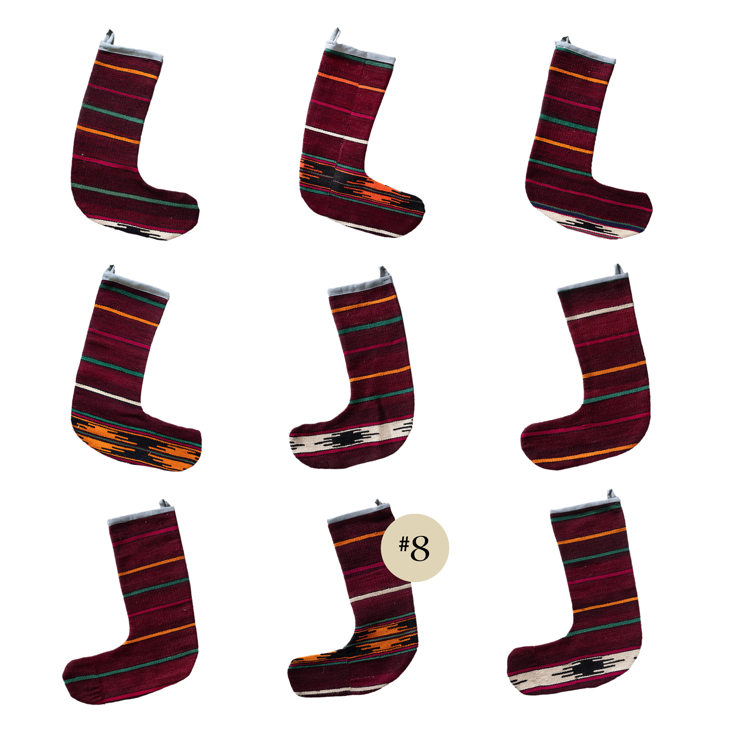 Cranberry Stocking #8