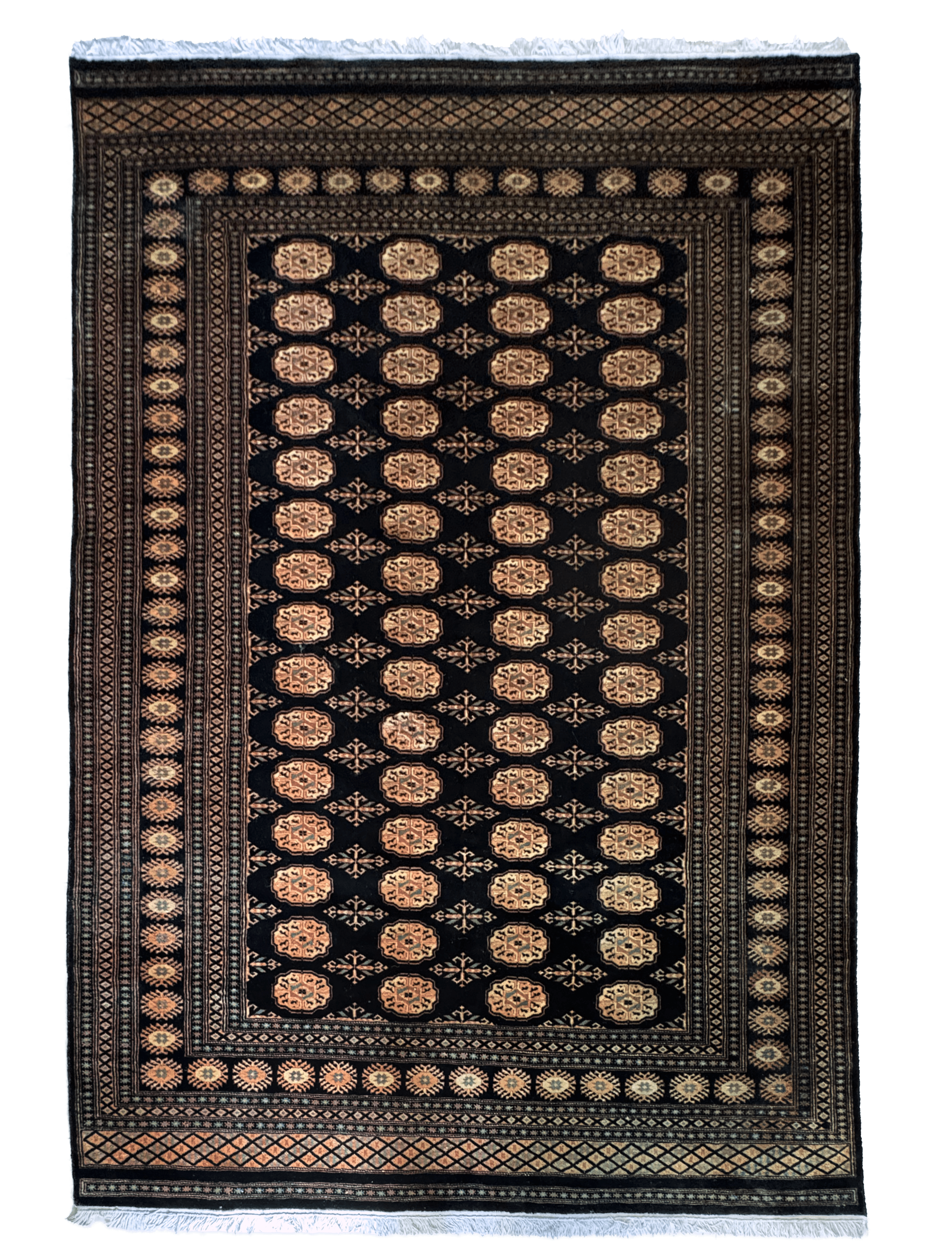 Pakistani Bokhara Rug — 9 x 6 FT — No. 187