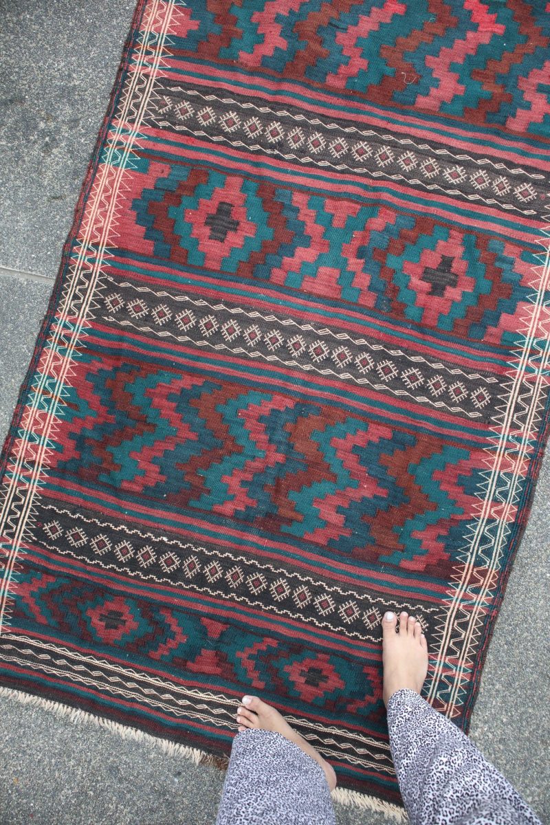 Teal Kilim