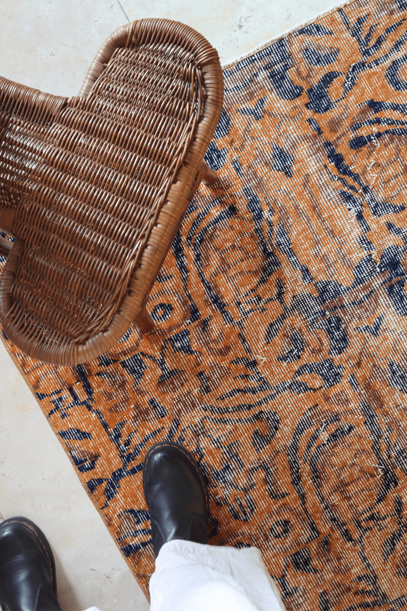 Abstract Turkish Art Deco Rug – No.126 - Patina House