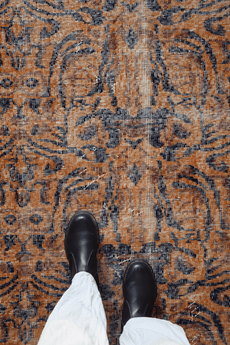 Abstract Turkish Art Deco Rug – No.126 - Patina House