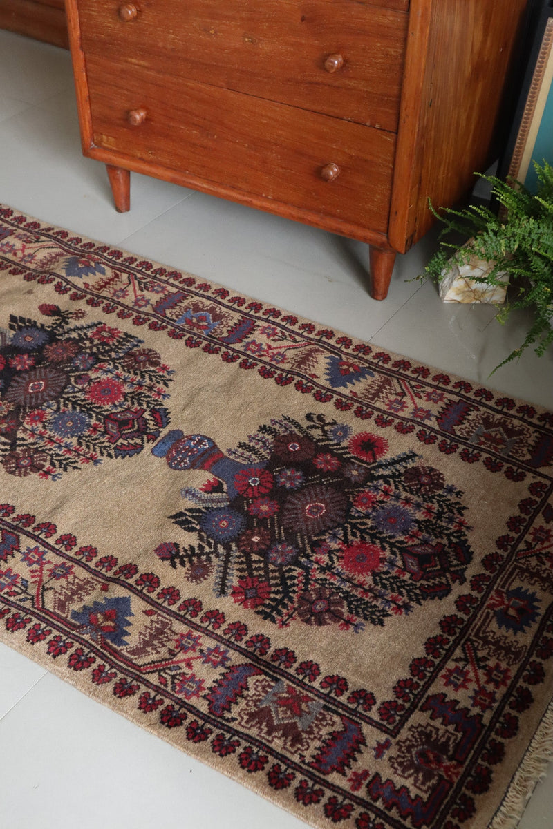 Afghan Floral Balouch Village Rug — No. 027 - Patina House