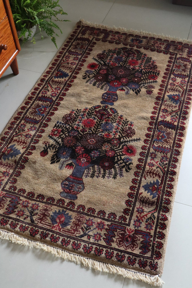 Afghan Floral Balouch Village Rug — No. 027 - Patina House