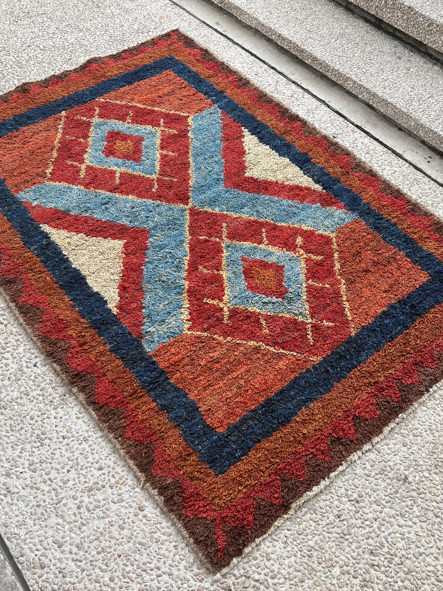 Afghan Jull Khirs Shaggy Rug — No. 136 - Patina House