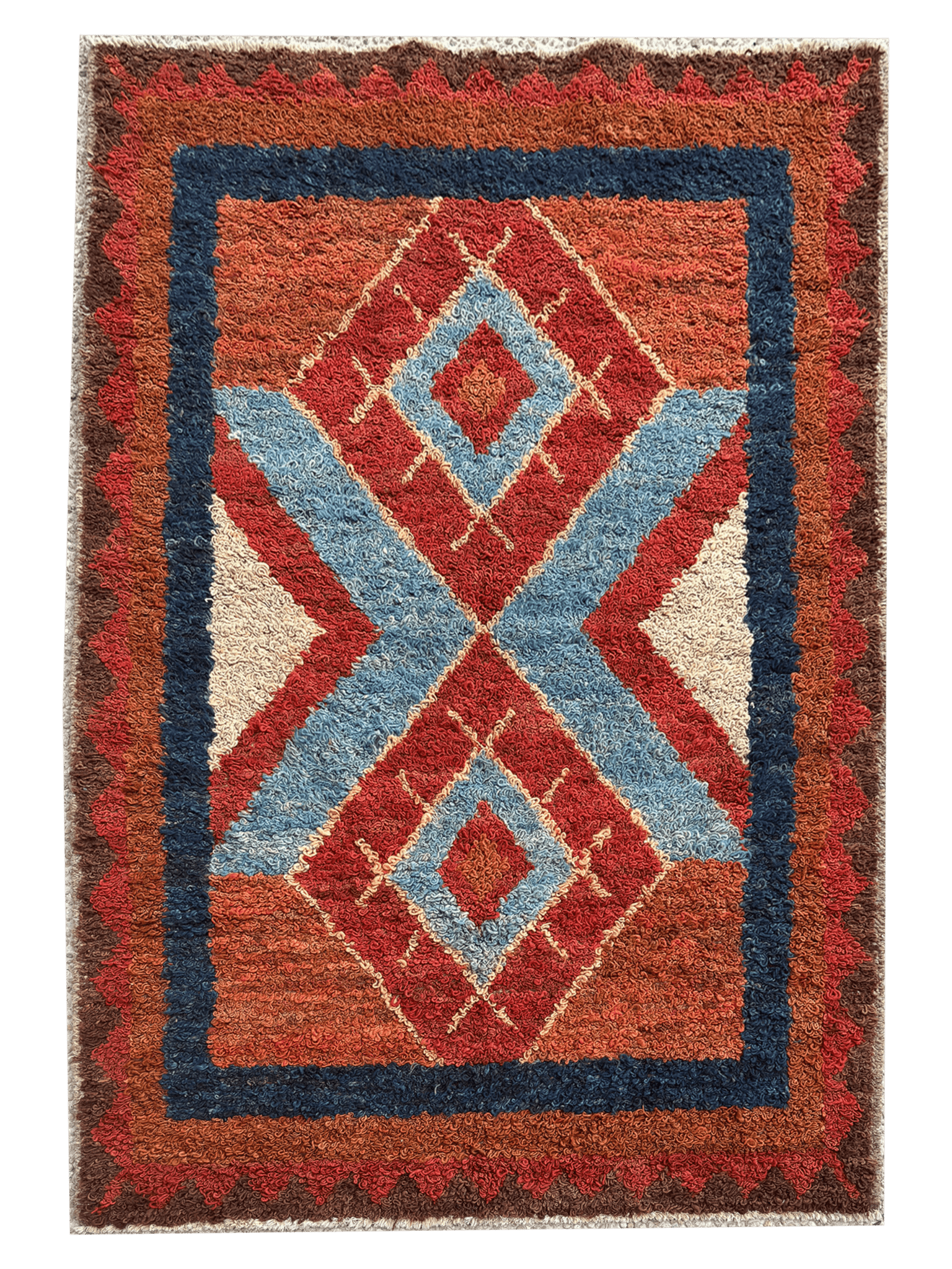 Afghan Jull Khirs Shaggy Rug — No. 136 - Patina House
