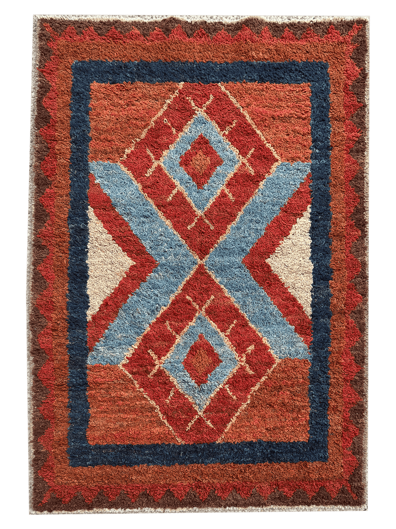 Afghan Jull Khirs Shaggy Rug — No. 136 - Patina House