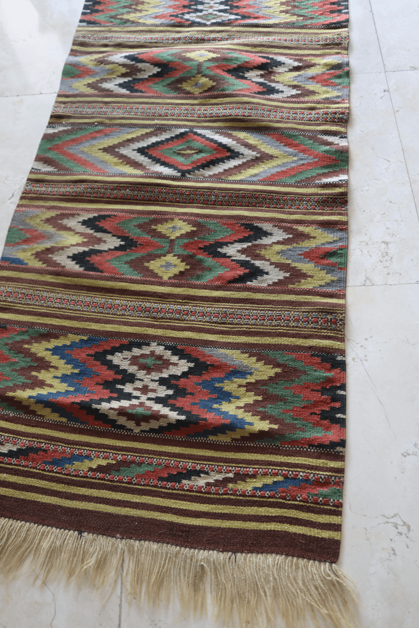 Anatolian Kilim Runner — 5.9 x 2.4 — No. 176 - Patina House