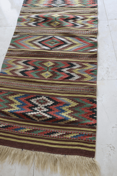 Anatolian Kilim Runner — 5.9 x 2.4 — No. 176 - Patina House