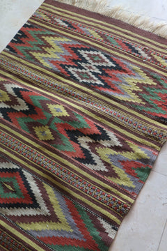 Anatolian Kilim Runner — 5.9 x 2.4 — No. 176 - Patina House