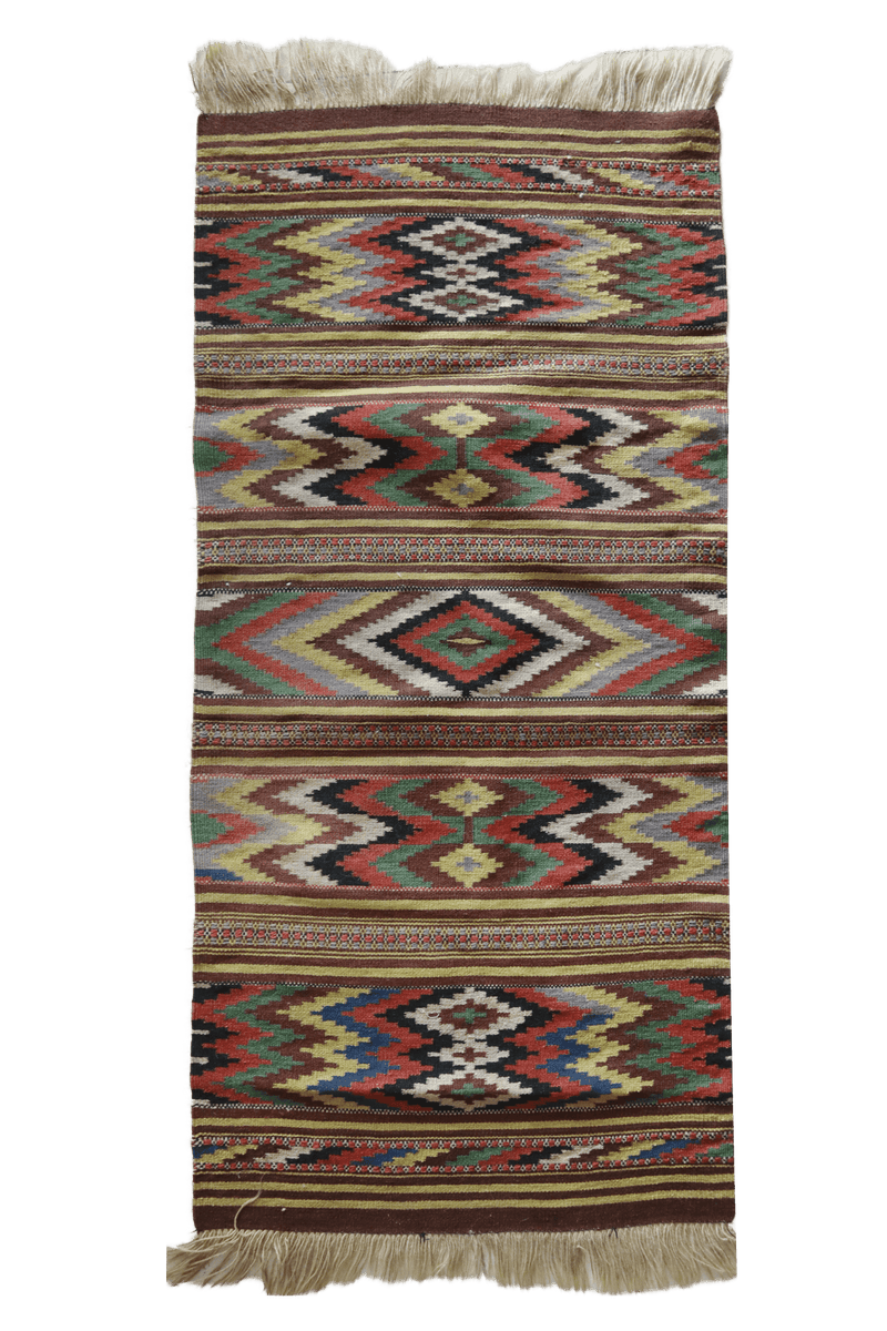 Anatolian Kilim Runner — 5.9 x 2.4 — No. 176 - Patina House