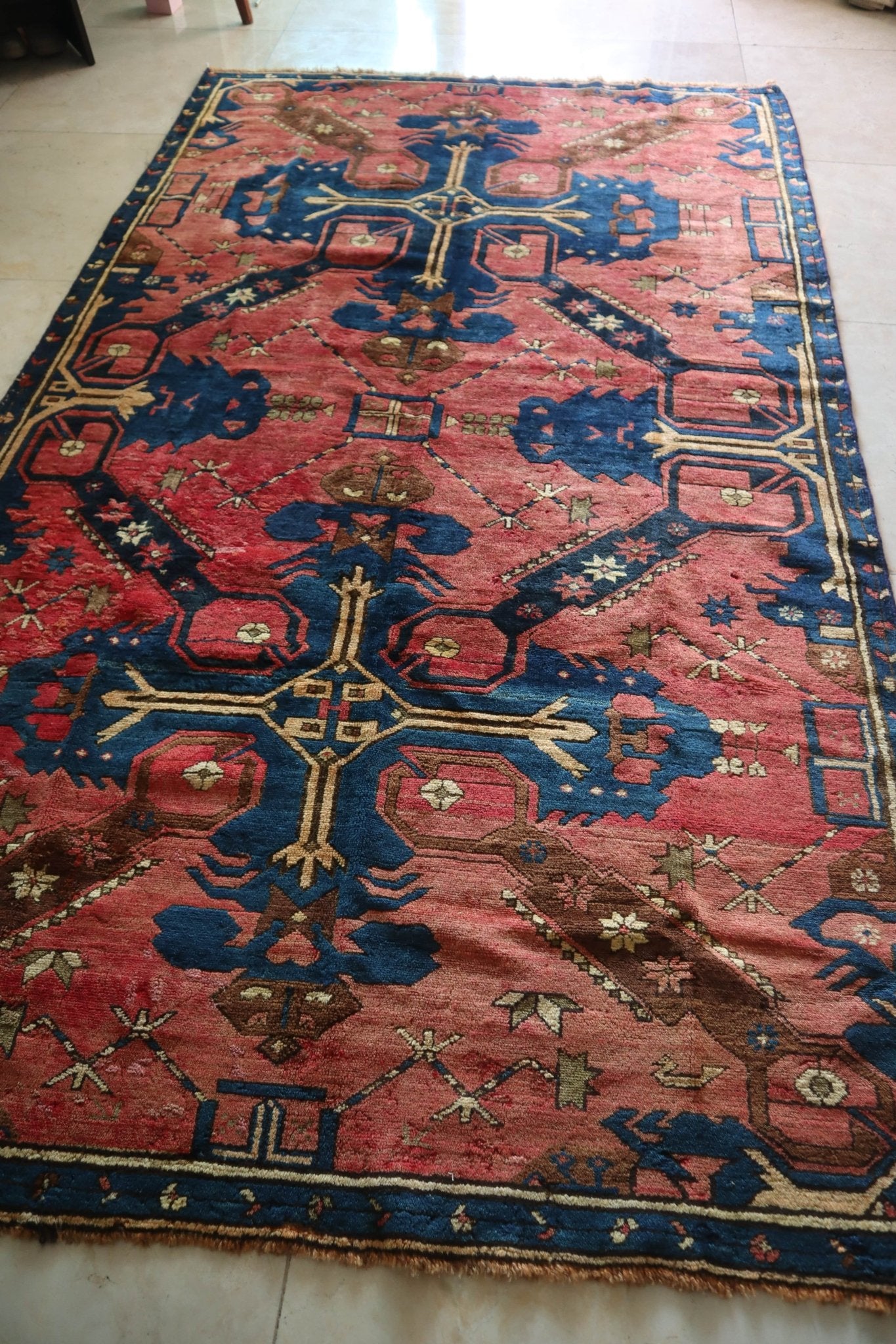 Caucasian Kazak — 8.0 x 4.6 — No. 172 - Patina House