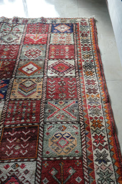 Caucasian - Style with Tribal Motifs Area Carpet — No.129 - Patina House