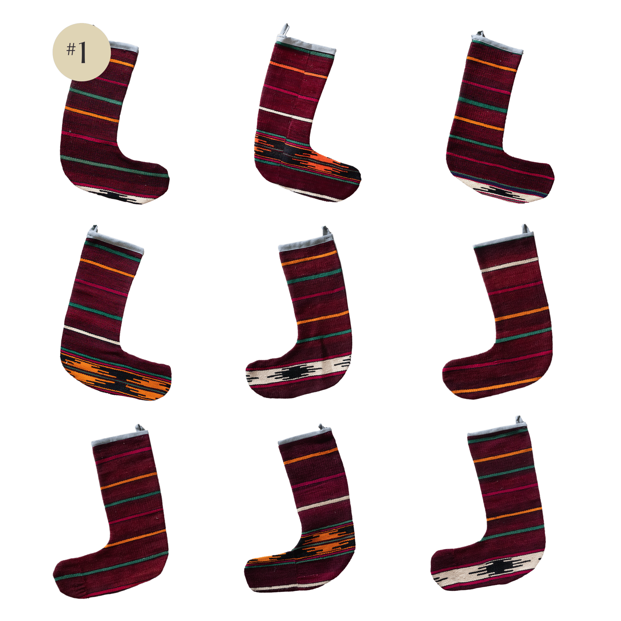 Cranberry Stocking 1 - Patina House