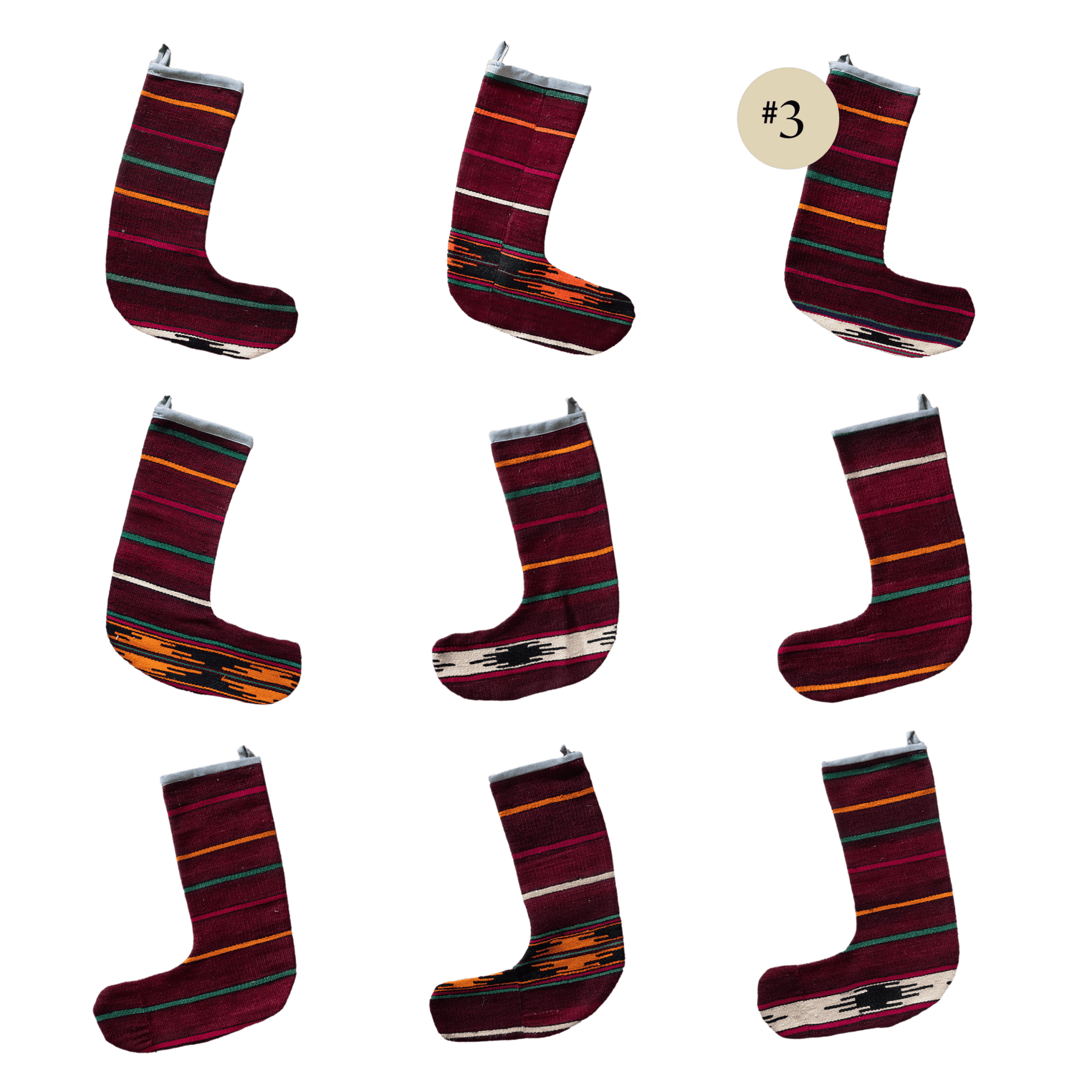 Cranberry Stocking 3 - Patina House