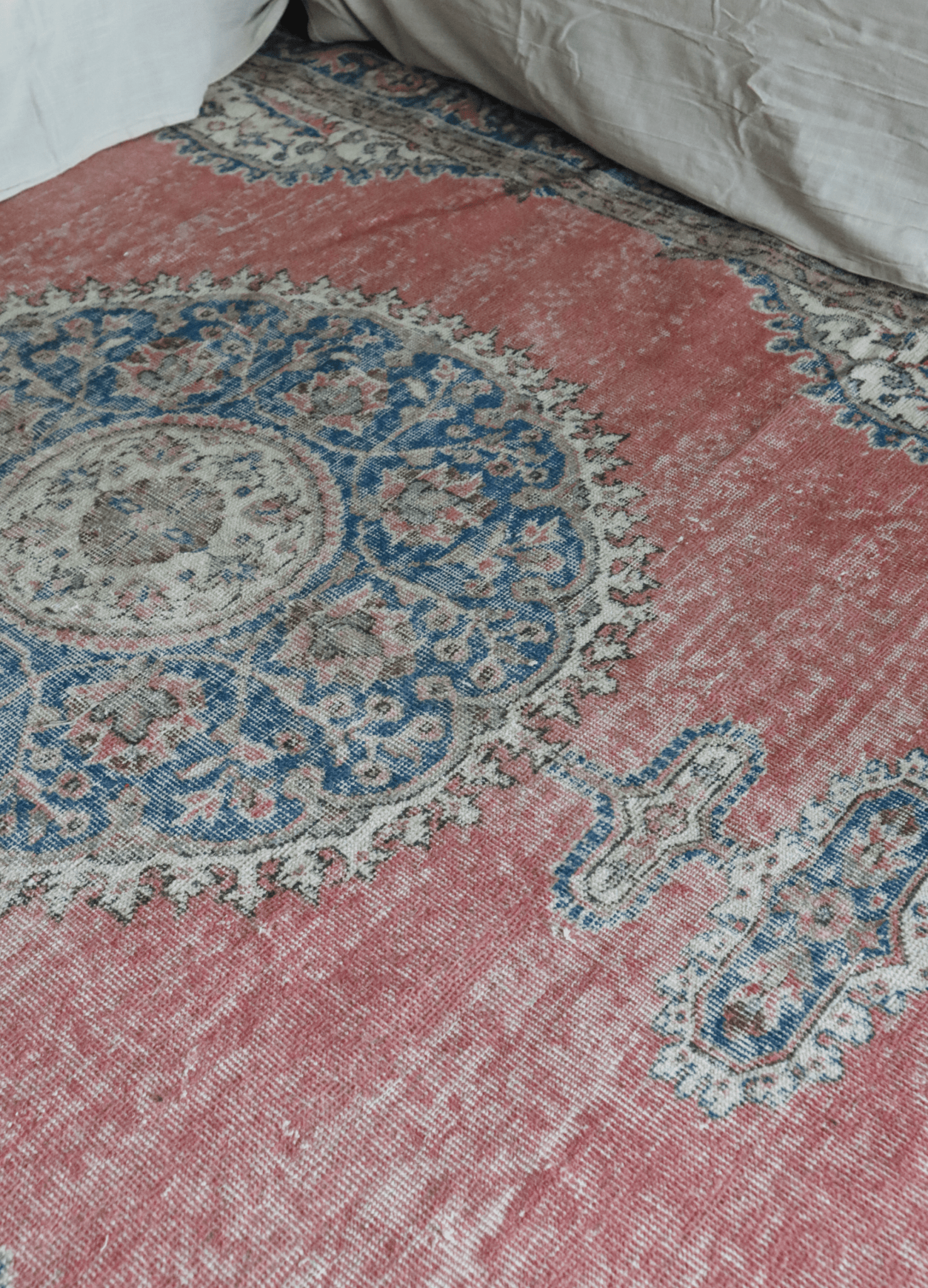 Distressed Coral Medallion — 9 x 6 — No. 185 - Patina House