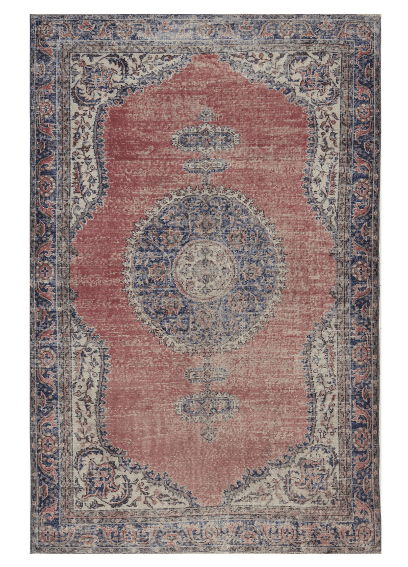 Distressed Coral Medallion — 9 x 6 — No. 185 - Patina House