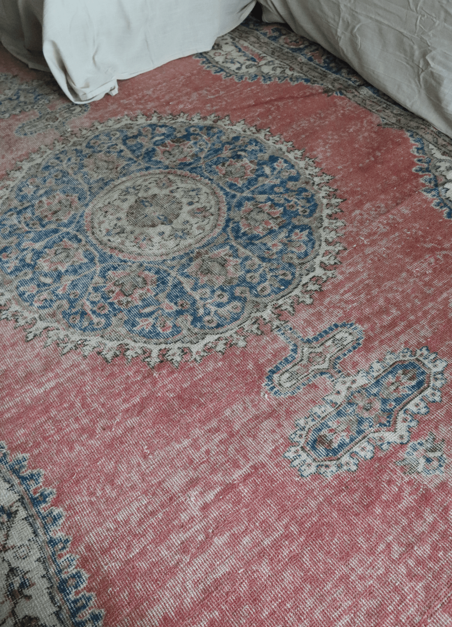 Distressed Coral Medallion — 9 x 6 — No. 185 - Patina House