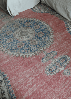 Distressed Coral Medallion — 9 x 6 — No. 185 - Patina House