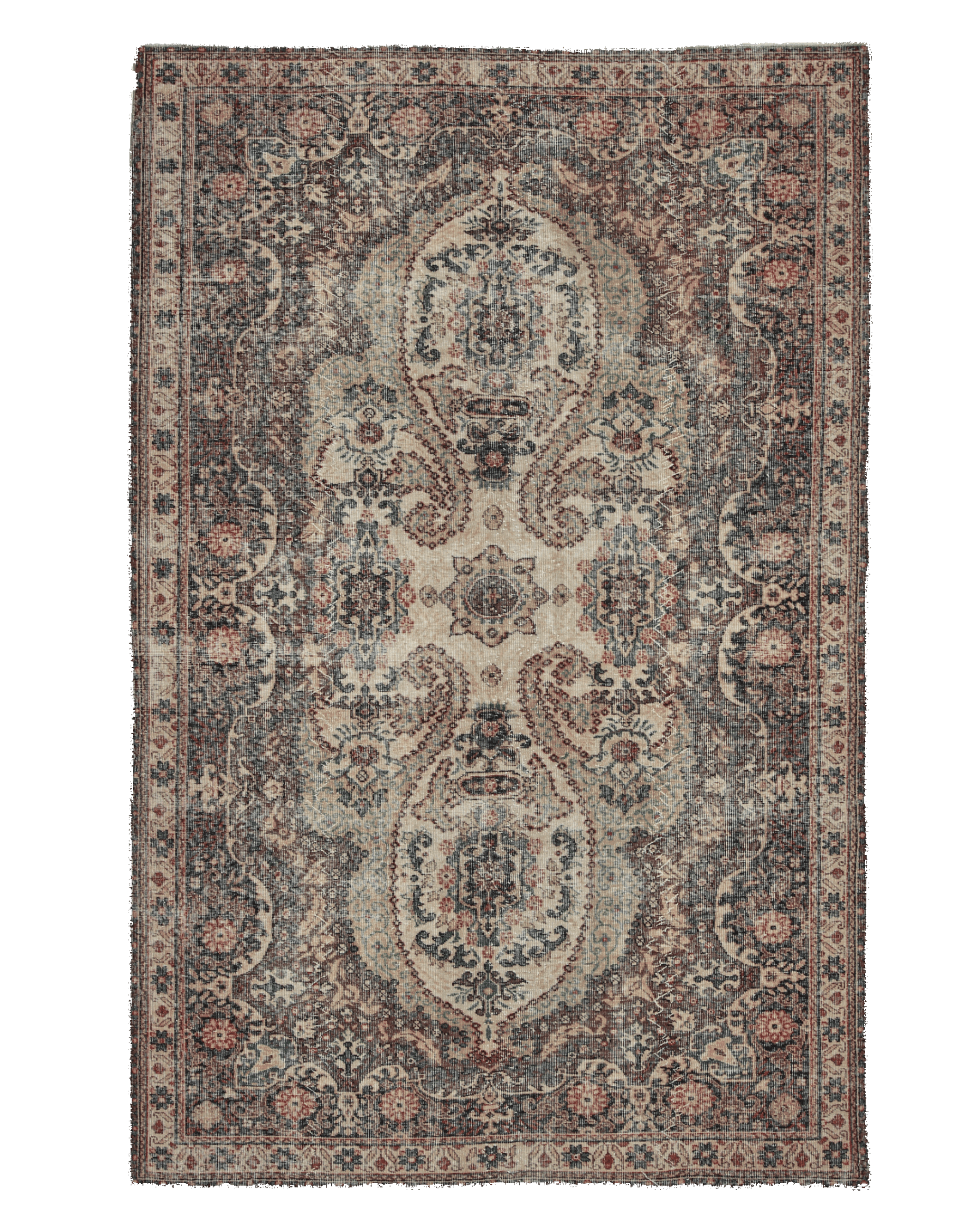 Distressed Paisley — 9 x 6 — No. 183 - Patina House