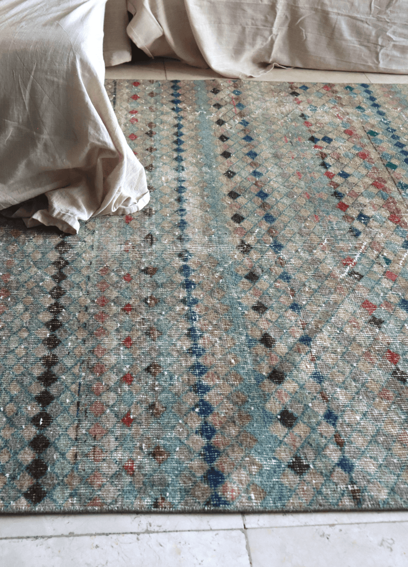 Distressed Turkish Art Deco — 8 x 4 — No. 184 - Patina House