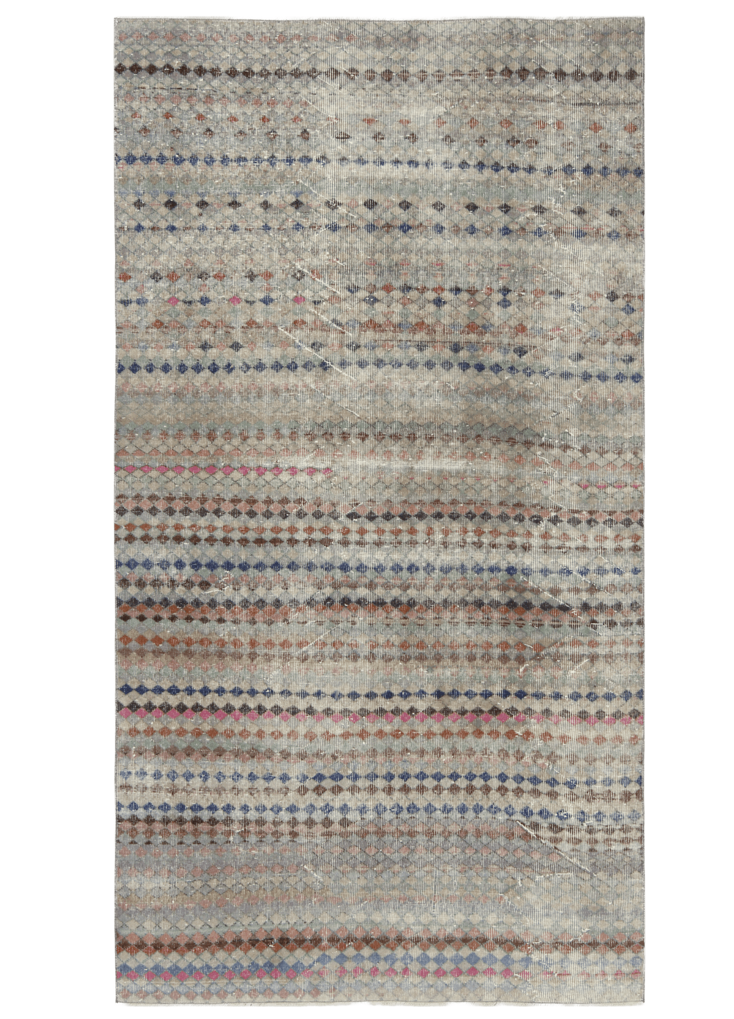 Distressed Turkish Art Deco — 8 x 4 — No. 184 - Patina House