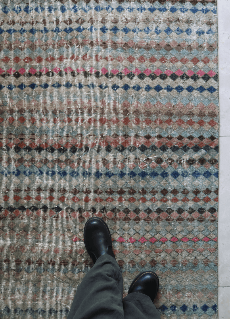 Distressed Turkish Art Deco — 8 x 4 — No. 184 - Patina House