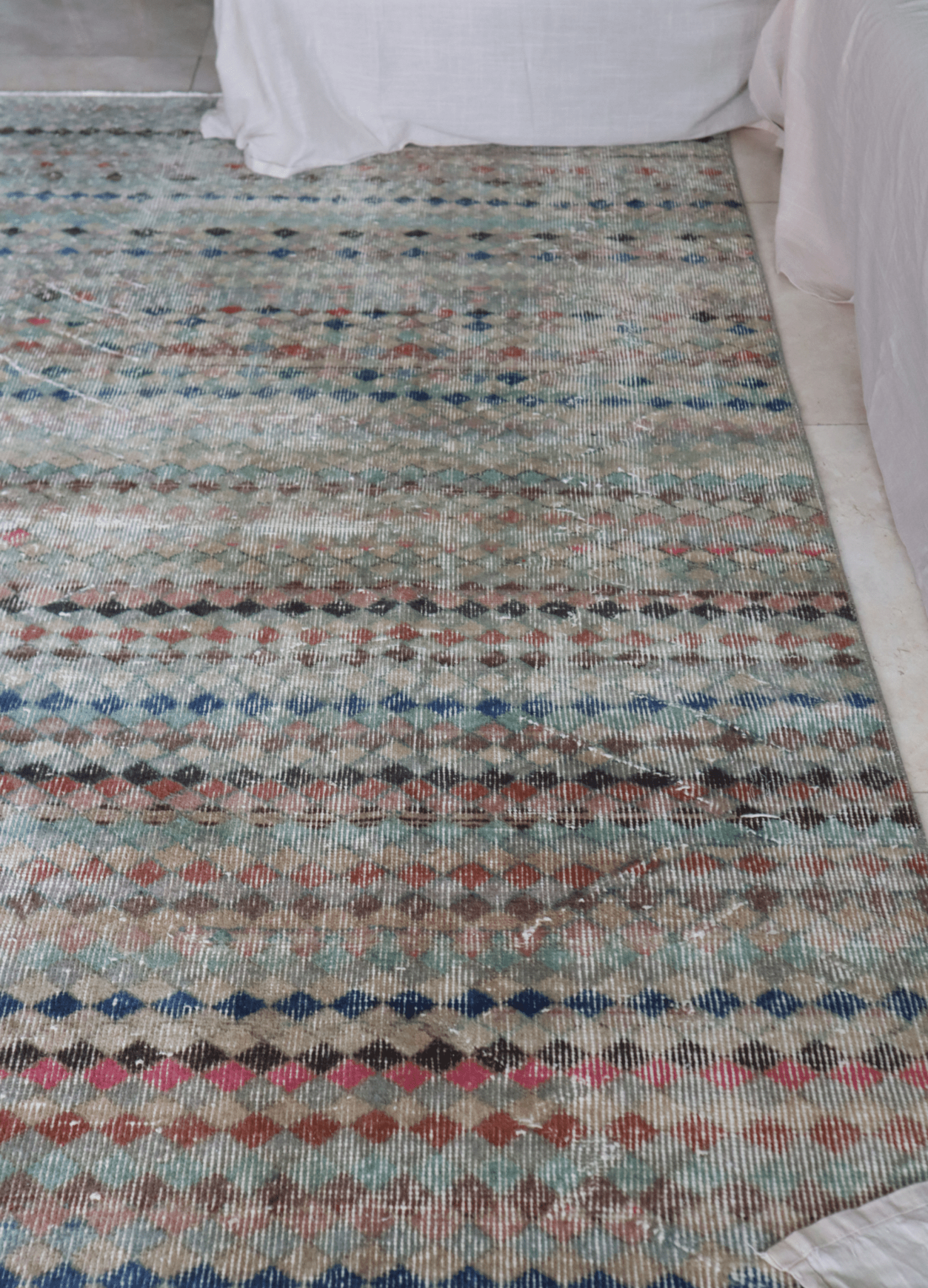 Distressed Turkish Art Deco — 8 x 4 — No. 184 - Patina House