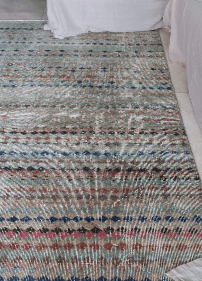 Distressed Turkish Art Deco — 8 x 4 — No. 184 - Patina House