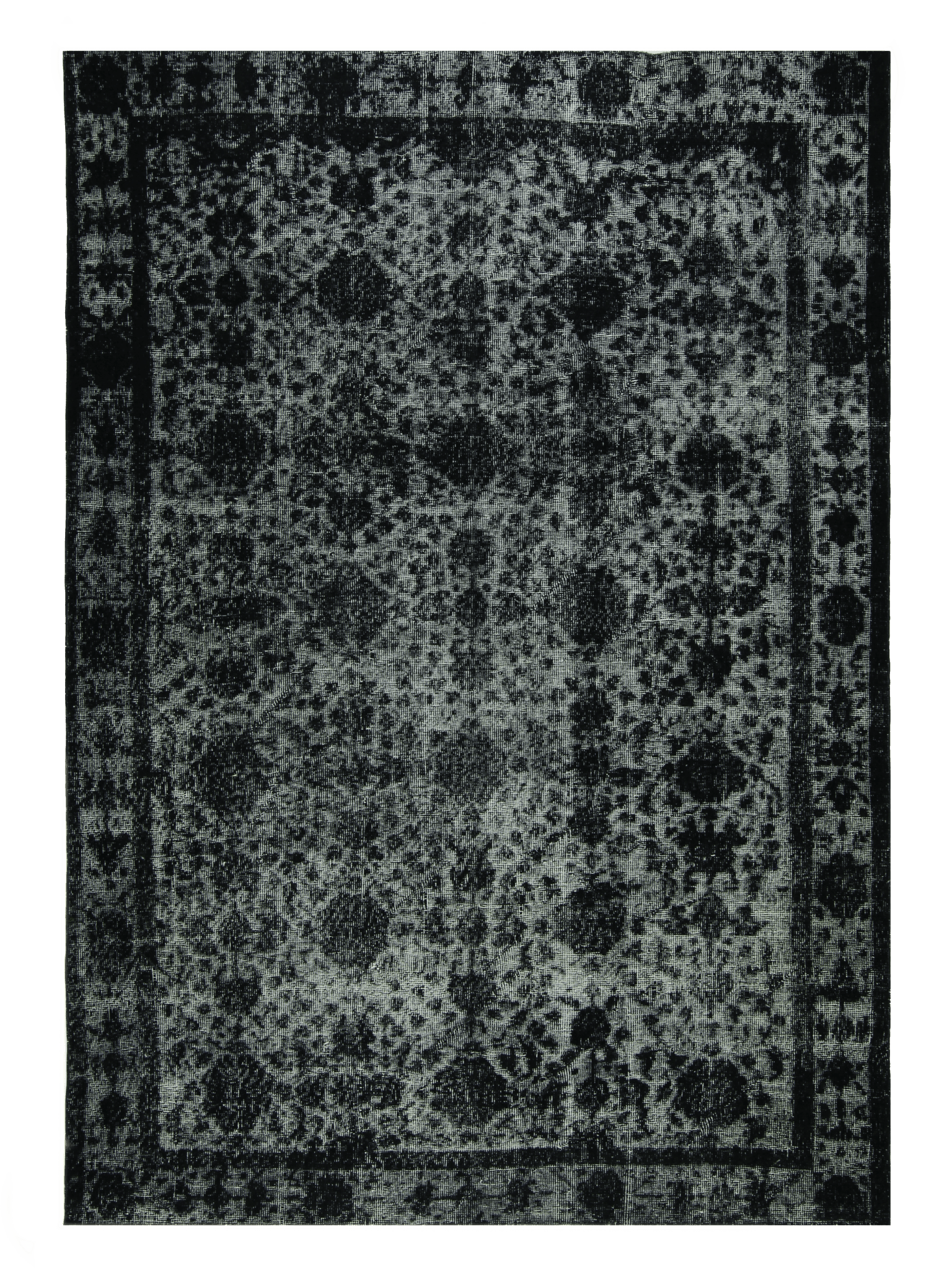 Overdyed Persian Tabriz Statement Piece — No. 135 - Patina House