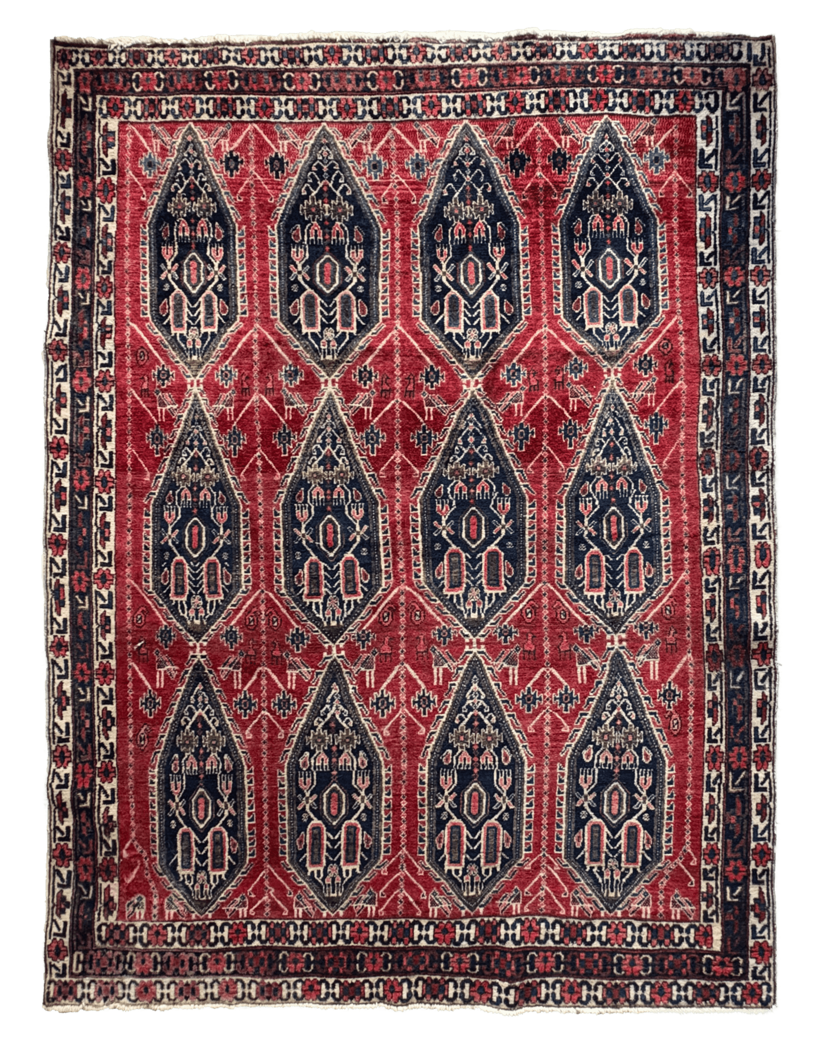 Persian Afshar — 6.7 x 4.9 — No. 180 - Patina House