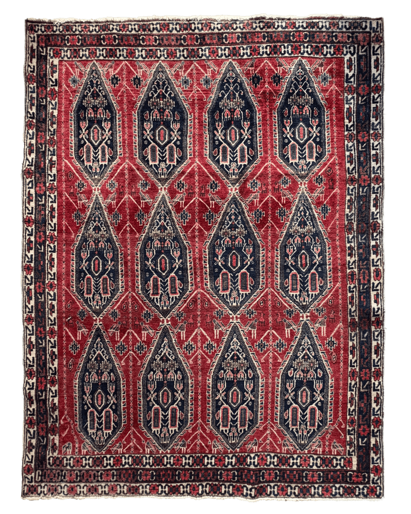 Persian Afshar — 6.7 x 4.9 — No. 180 - Patina House