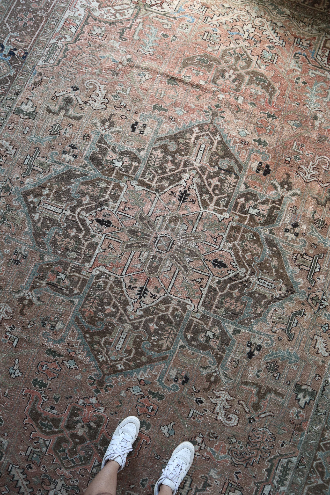 Persian Heriz Rug Circa 1950s — No. 026 - Patina House
