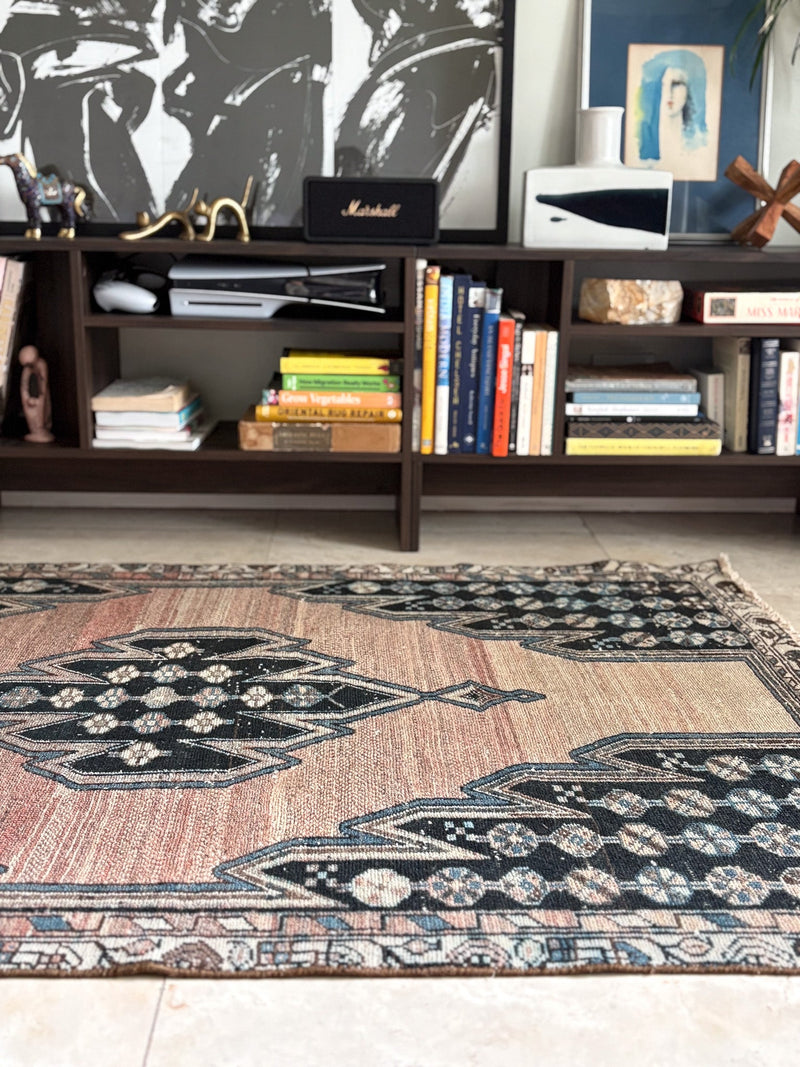 Persian Mazlaghan Tribal Carpet — No. 133 - Patina House