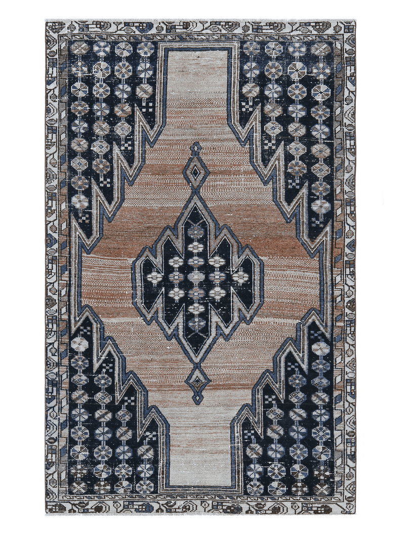 Persian Mazlaghan Tribal Carpet — No. 133 - Patina House
