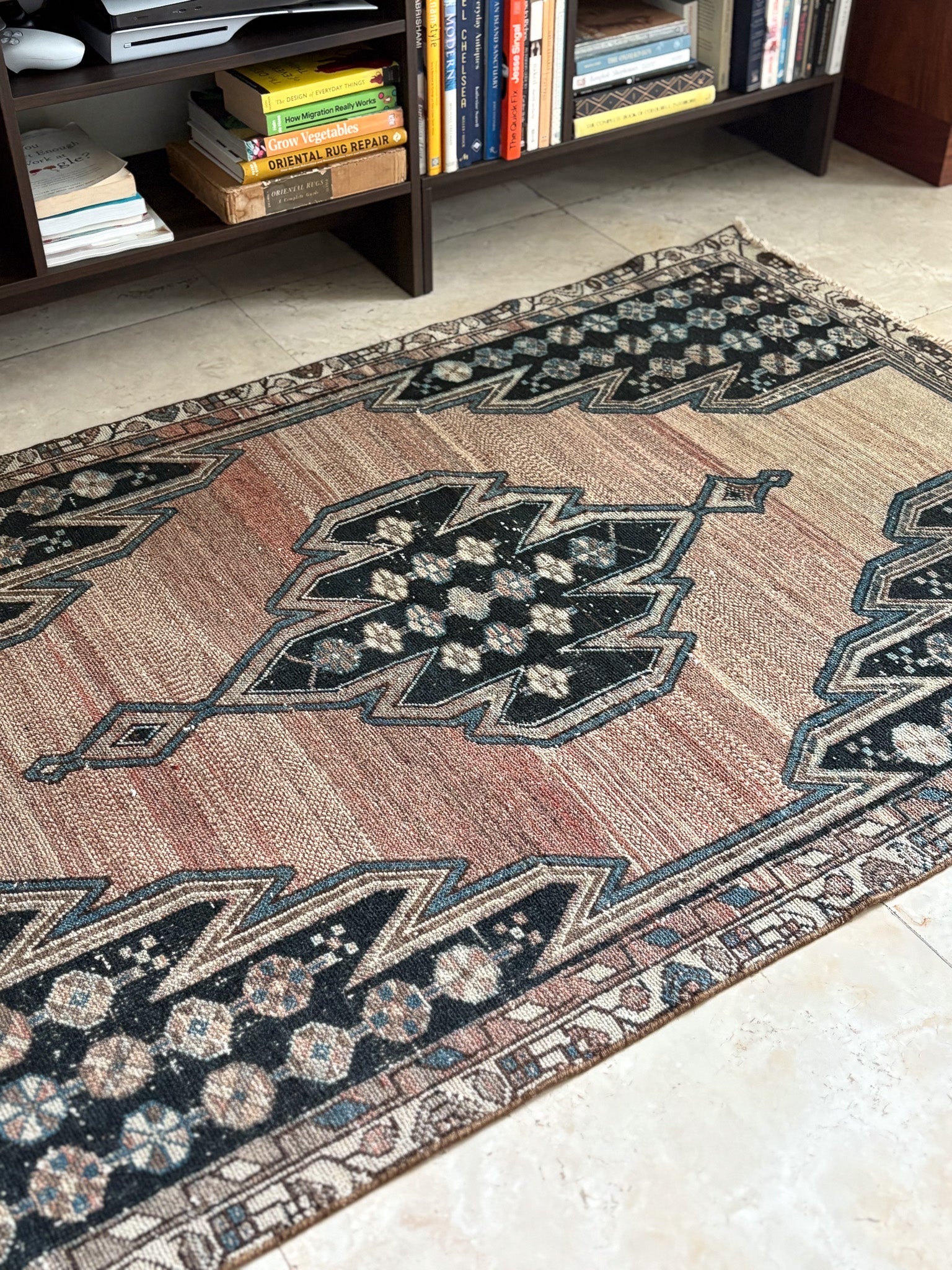 Persian Mazlaghan Tribal Carpet — No. 133 - Patina House