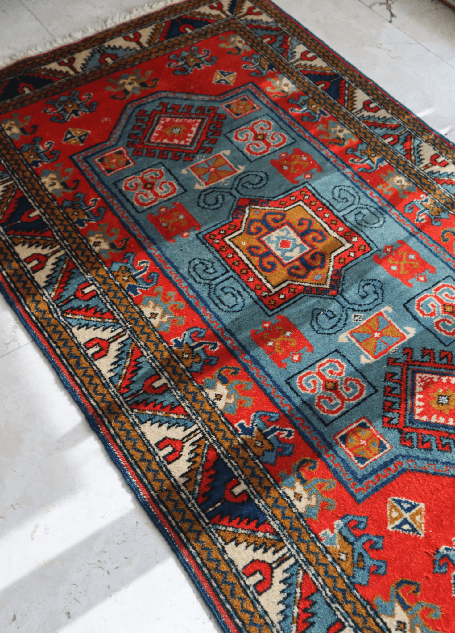 Revival Kazak — 4.6 x 2.6 — No. 188 - Patina House