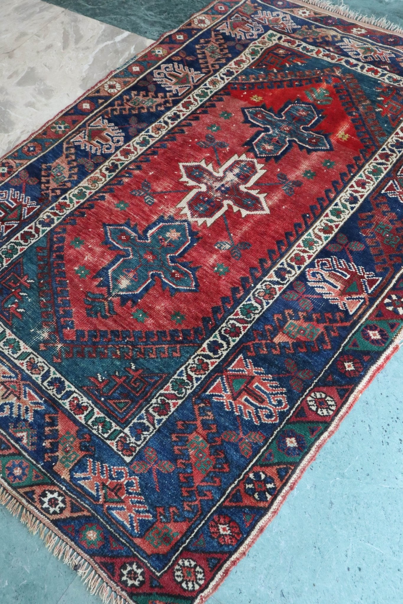 Turkish Kazak — 5.4 x 3.8 — No. 168 - Patina House