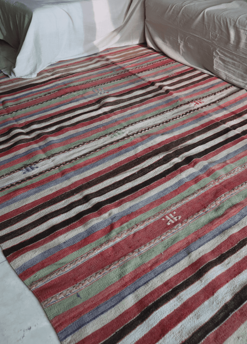 Turkish Sivas Kilim — 8.0 x 5.1 — No. 181 - Patina House