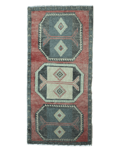 Turkish Yastik Mini Rug 052 - Patina House