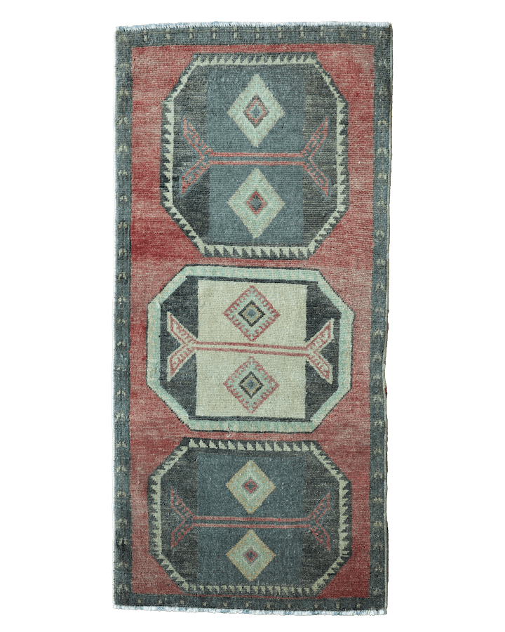 Turkish Yastik Mini Rug 052 - Patina House
