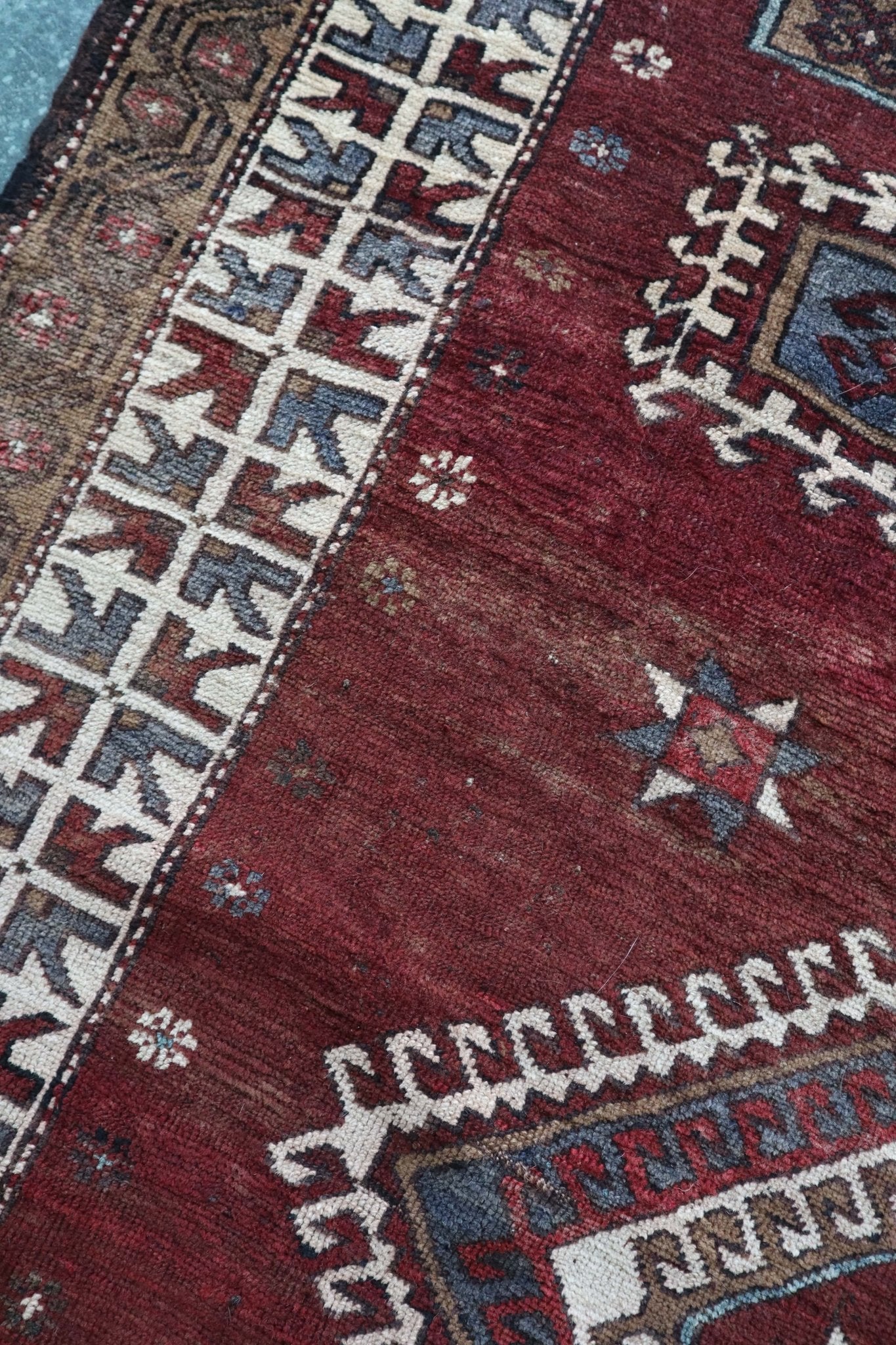 Vintage Caucasian Kazak — Star Medallions — No. 163 - Patina House