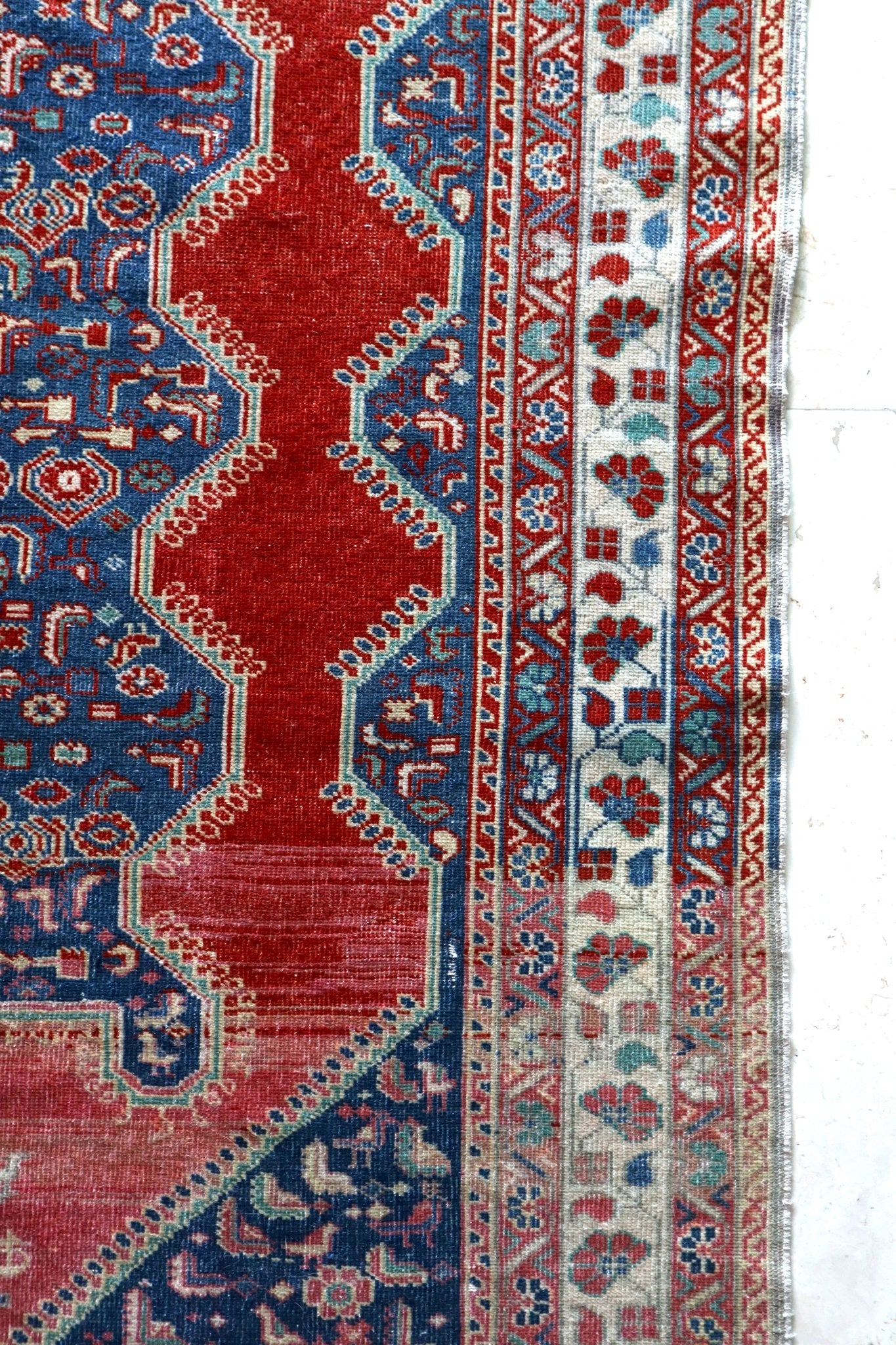 Vintage Persian Qashqai Mihrab — No. 160 - Patina House